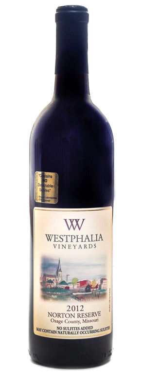 Westphalia Vineyards’ 2012 Norton Reserve